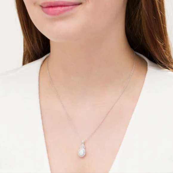 Opal and white sapphire Necklace/Bracelet set - Picture 2 of 11